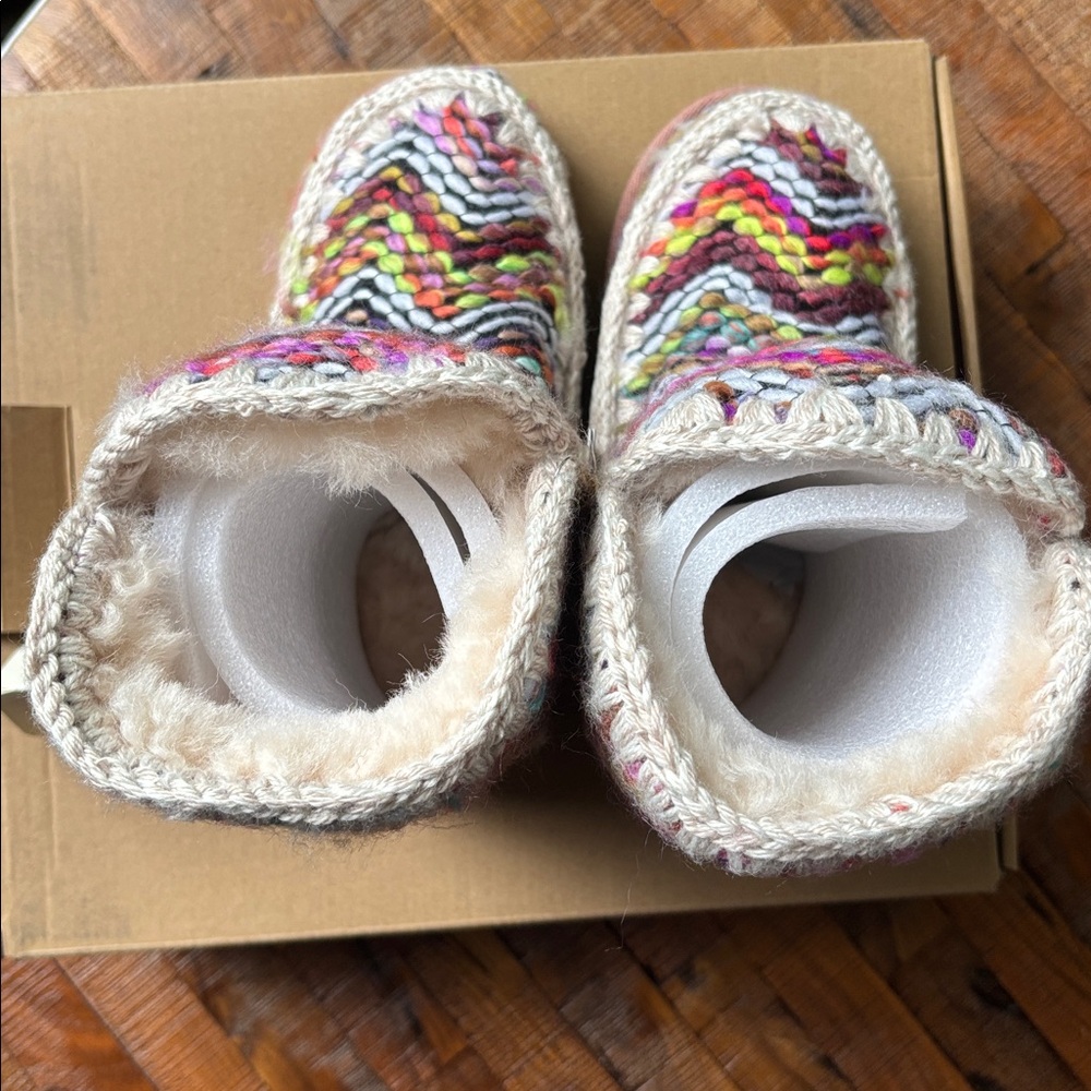 Mou Arctic 24 Colorful Wool Winter Boots - Picture 4 of 12